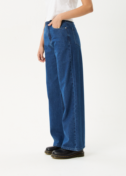Afends Bella Denim Wide Leg Baggy Jean