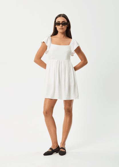 Afends Twila Linen Blend Mini Dress
