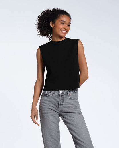 Crew Neck Organic Tank Top