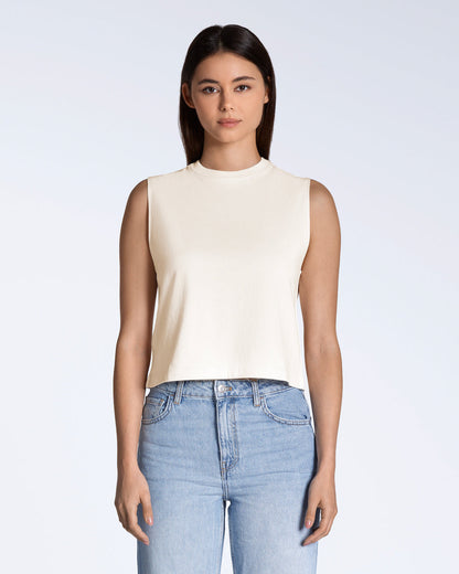 Crew Neck Organic Tank Top