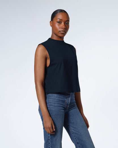 Crew Neck Organic Tank Top
