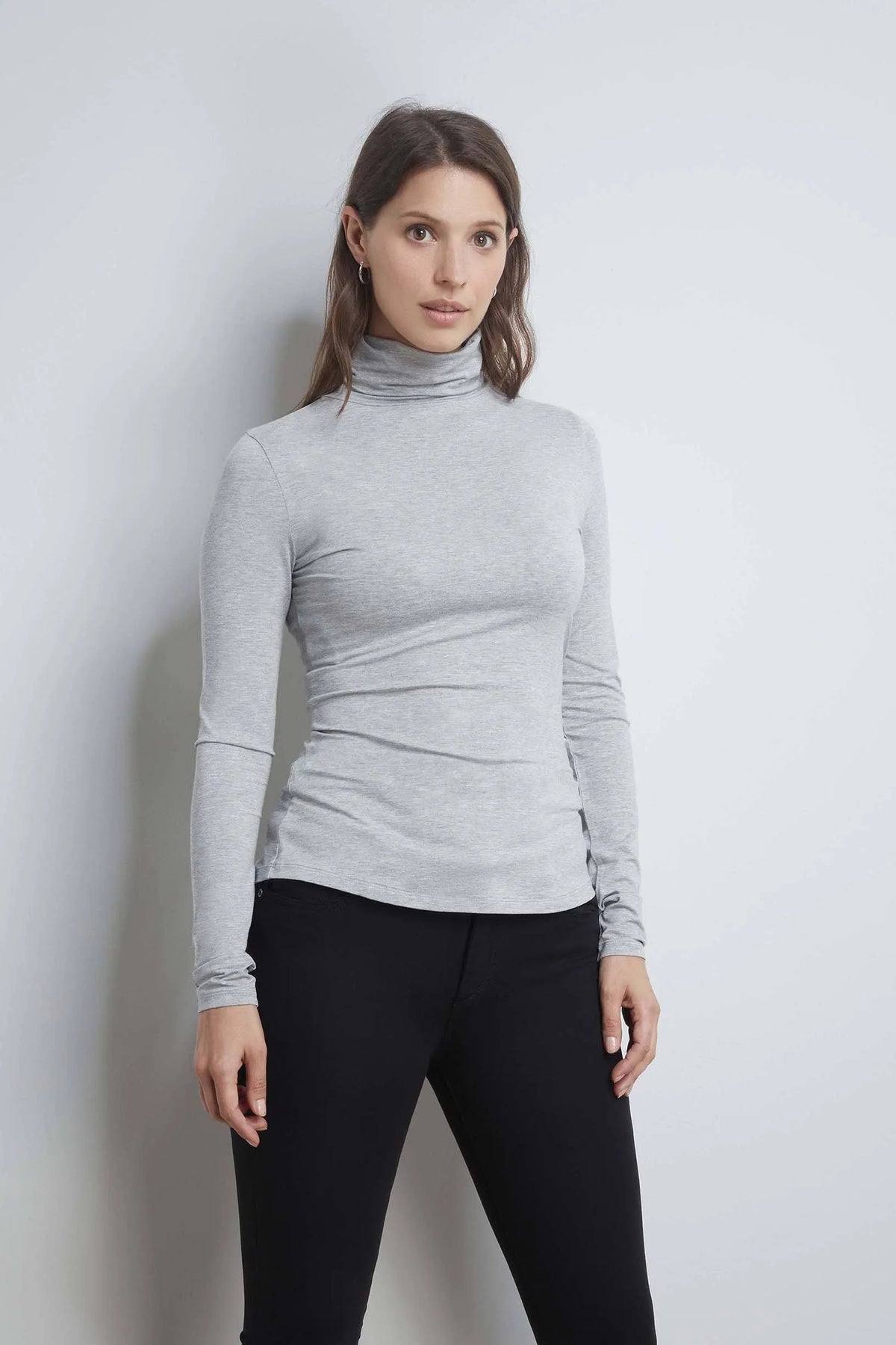 Lavender Hill Clothing Roll Neck Top in TENCEL™ Micro Modal