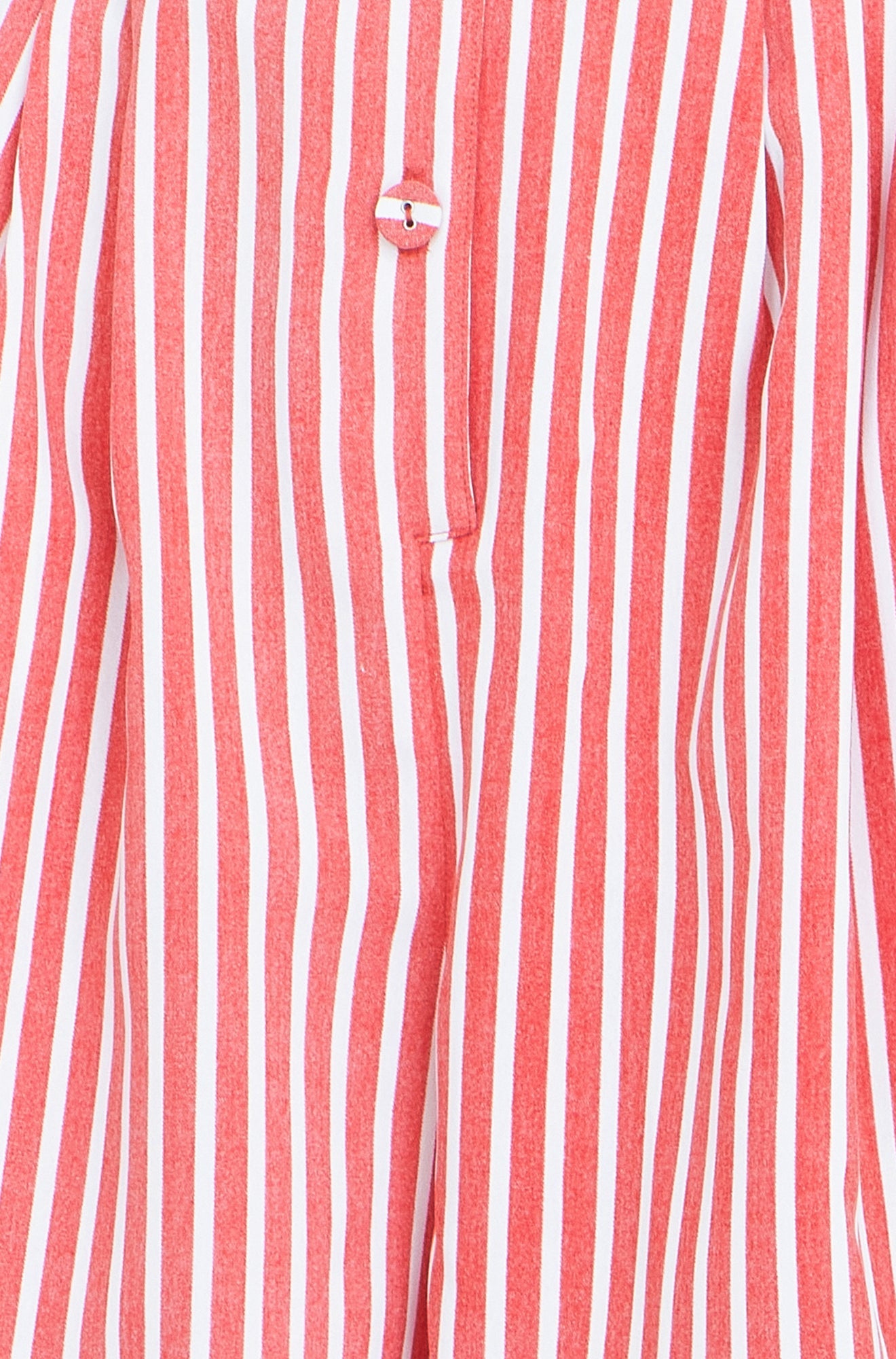 Red Stripe Retro Playsuit