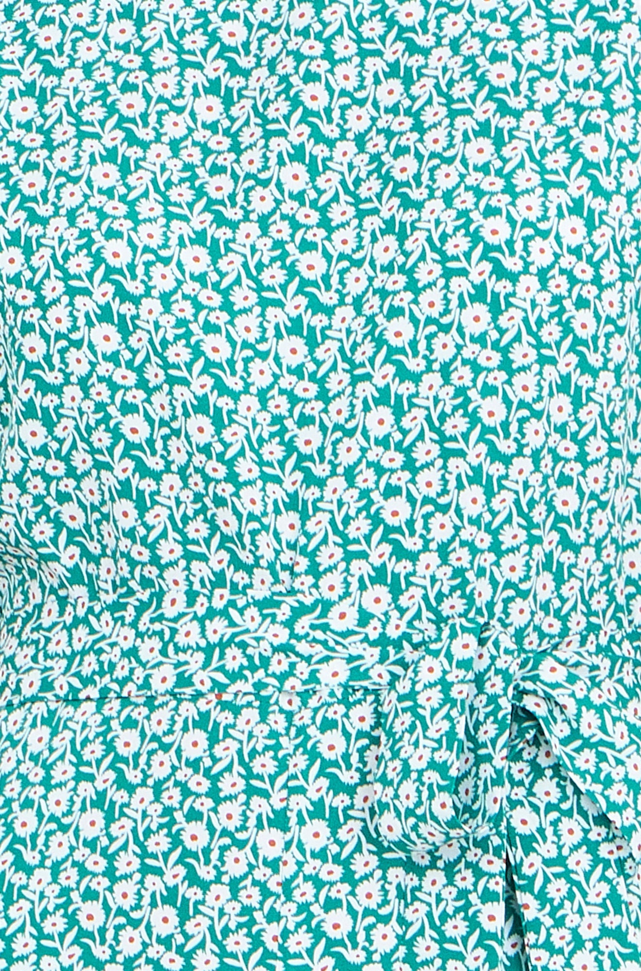 Green Ditsy Culotte Jumpsuit