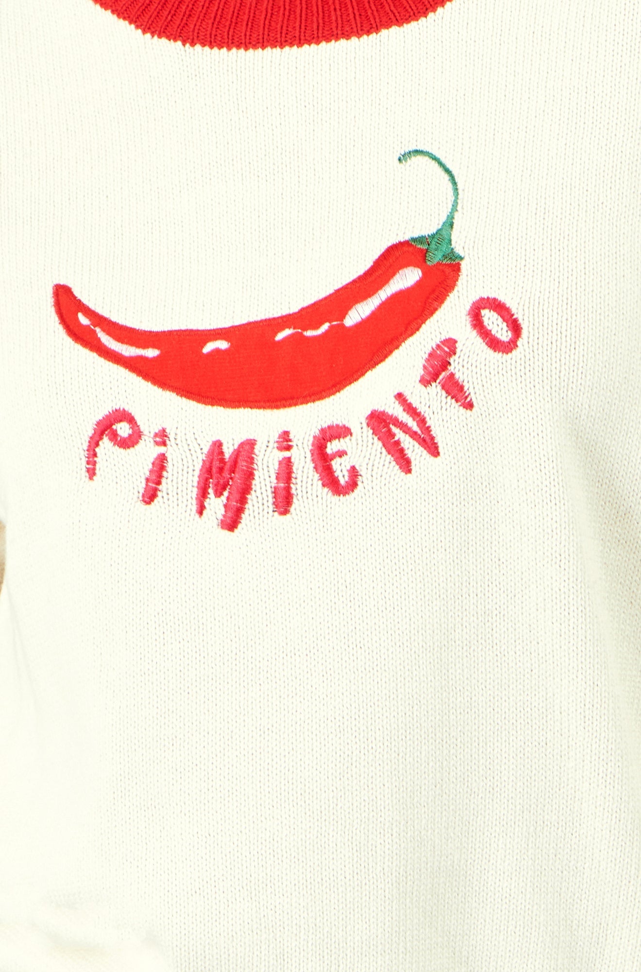 Ivory Chilli “Pimiento” Cotton Knitted Top