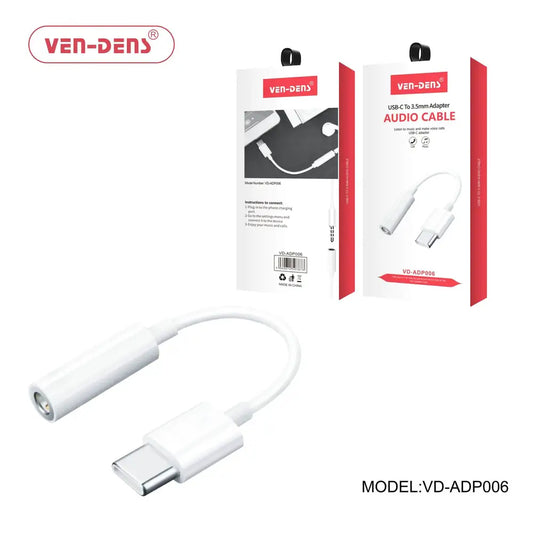 USB-C to 3.5mm AUX Headphone Jack Adapter VD-AUX007