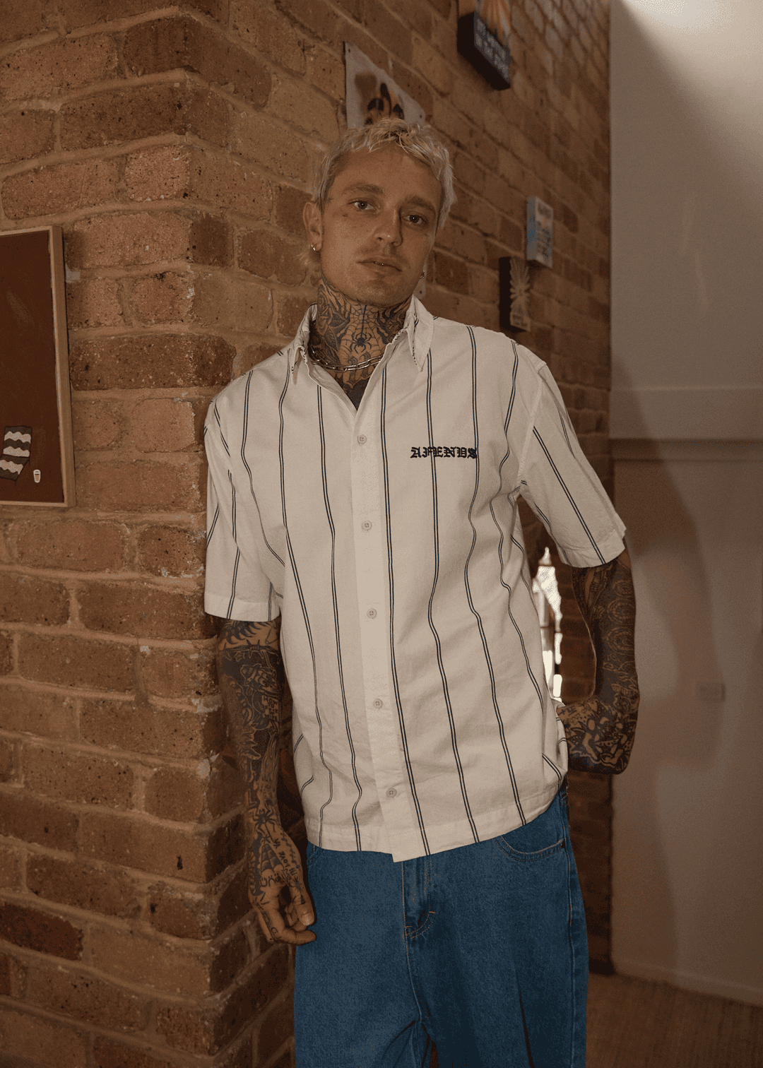 AFENDS Fineline Short Sleeve Shirt - Bascora