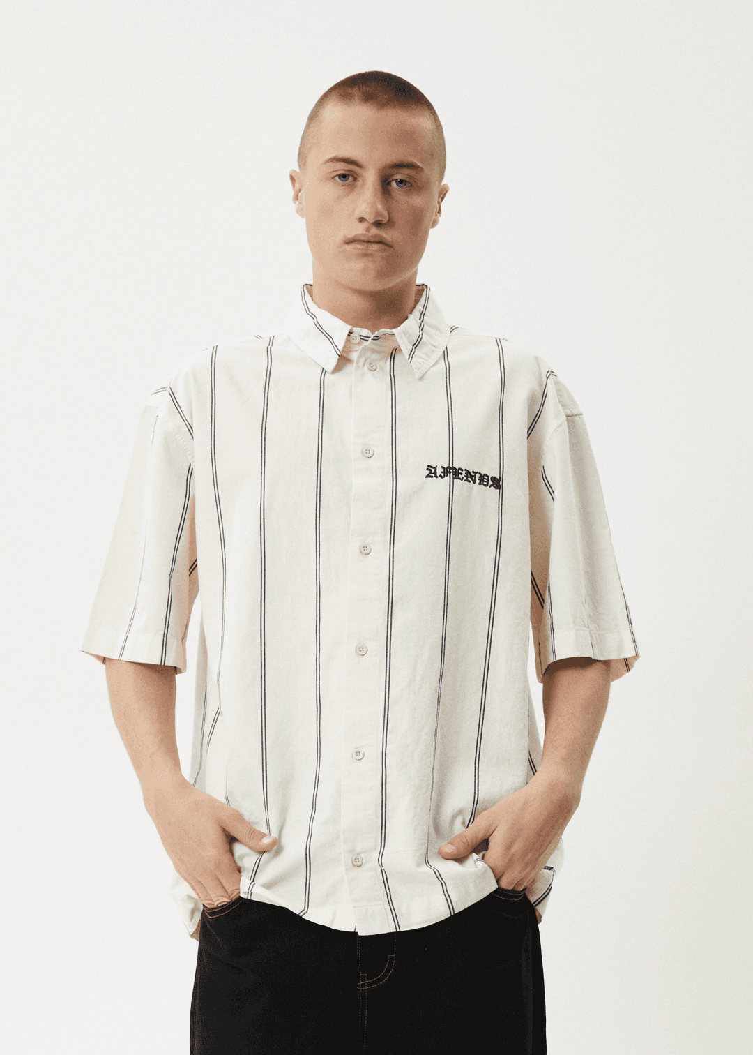 AFENDS Fineline Short Sleeve Shirt - Bascora