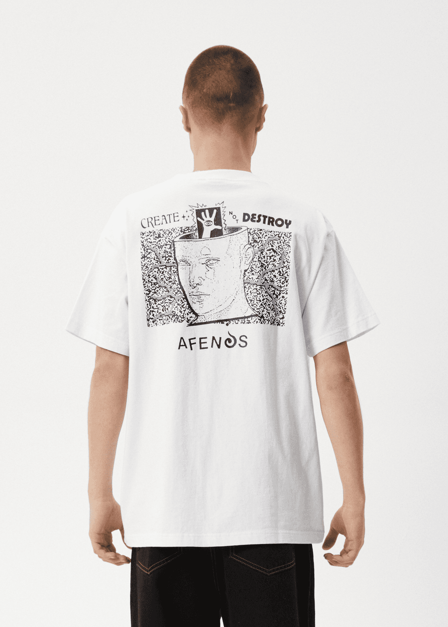 AFENDS Mind Over Heavyweight Boxy Tee - Bascora