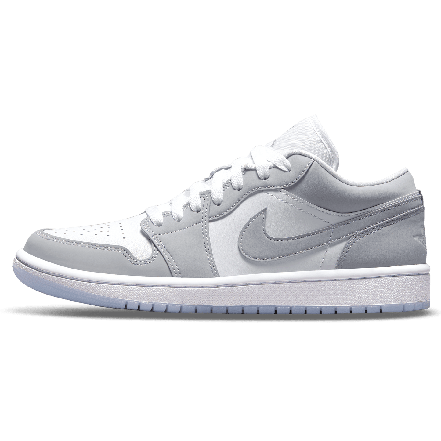 Air Jordan 1 Low Wmns 'White Wolf Grey' - Bascora