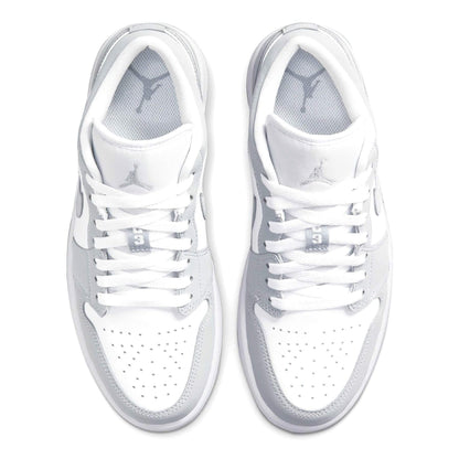 Air Jordan 1 Low Wmns 'White Wolf Grey' - Bascora