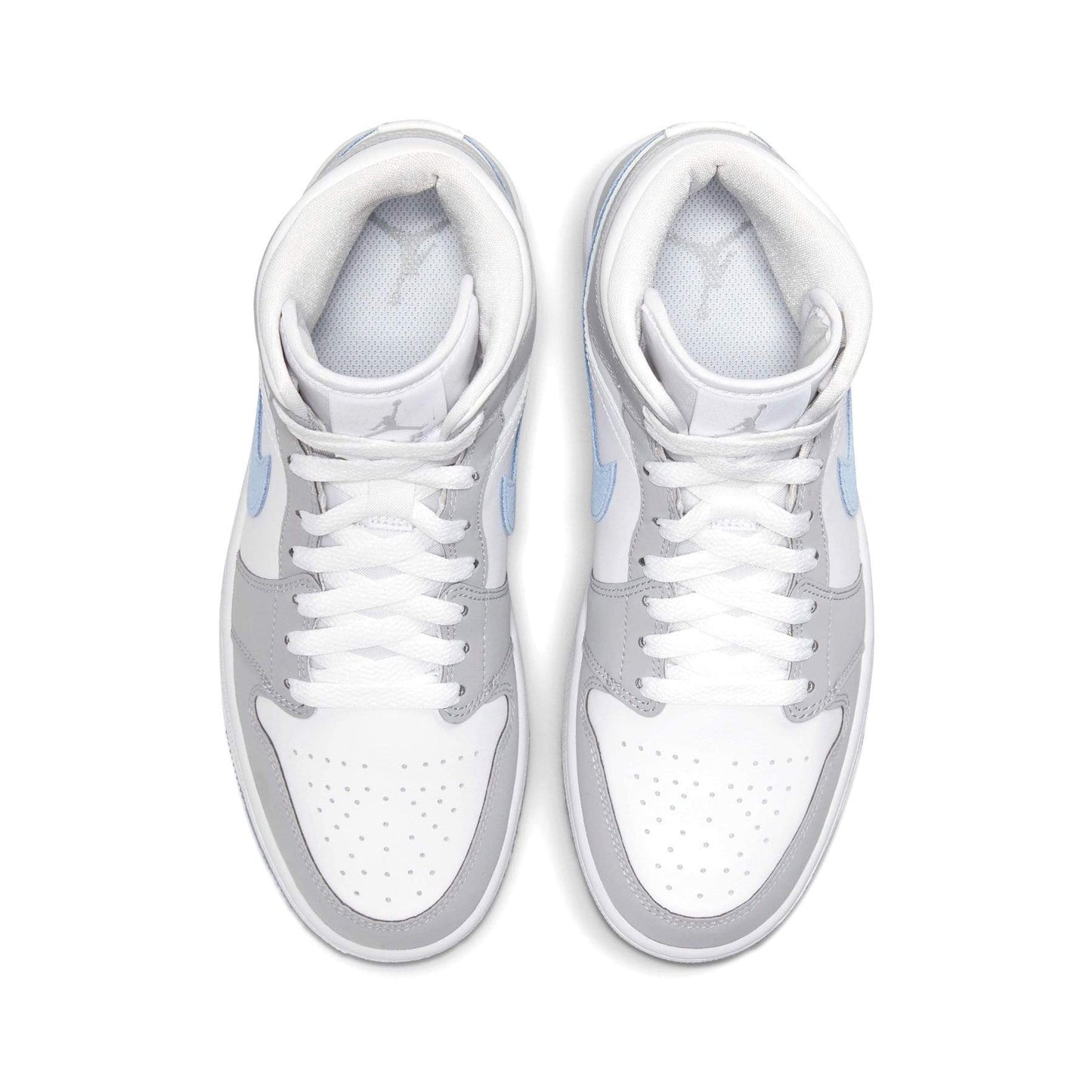 Air Jordan 1 Mid Wmns 'White Wolf Grey' - Bascora
