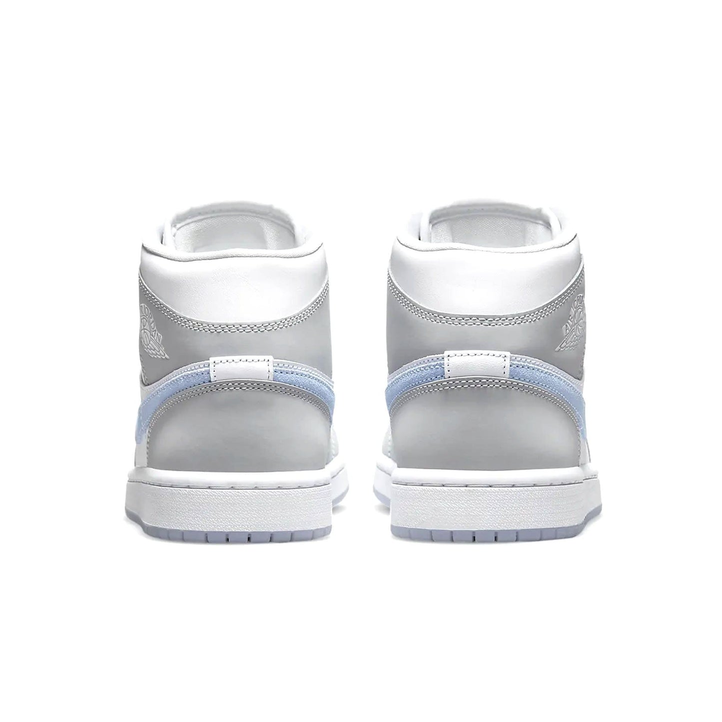 Air Jordan 1 Mid Wmns 'White Wolf Grey' - Bascora