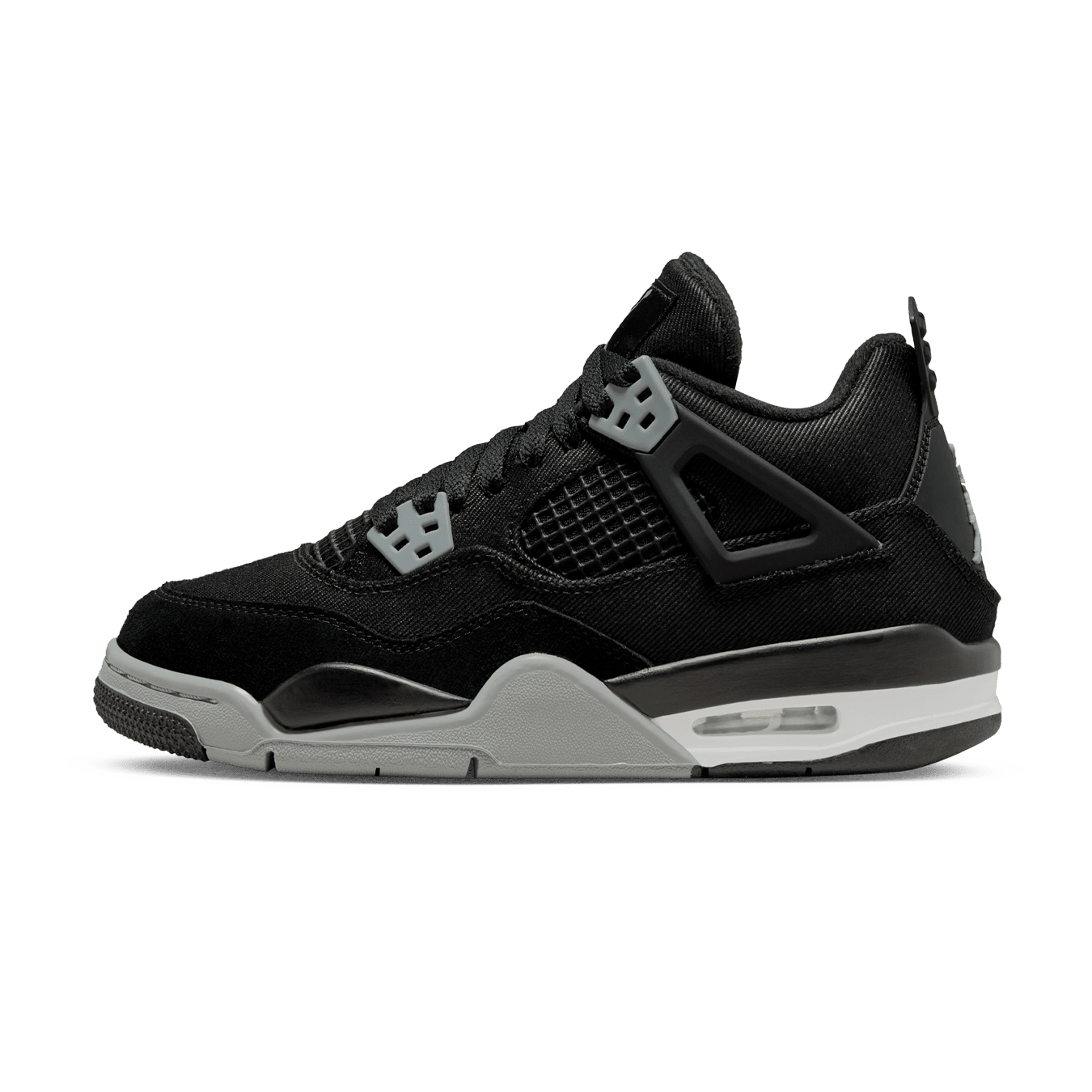 Air Jordan 4 Retro SE GS 'Black Canvas' - Bascora
