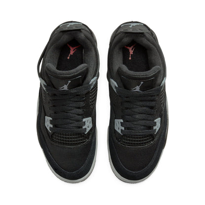 Air Jordan 4 Retro SE GS 'Black Canvas' - Bascora