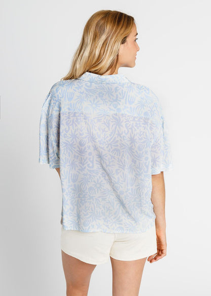 Amuse Society Coco Woven Relaxed Top - Bascora
