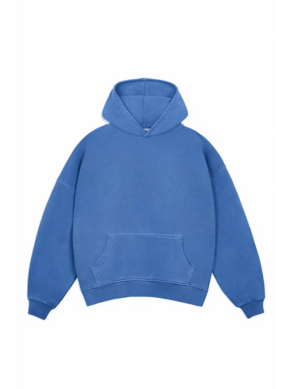 Antibes Heavyweight Hoodie – Blue - Bascora