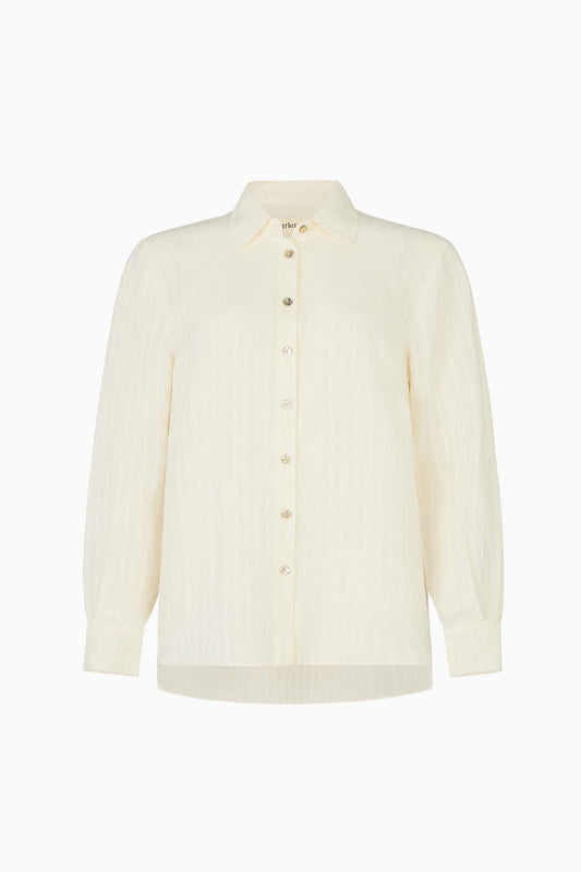 The Gina Oversized Shirt in off-white
