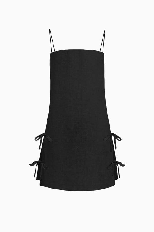 The Livia Tunic Top in black