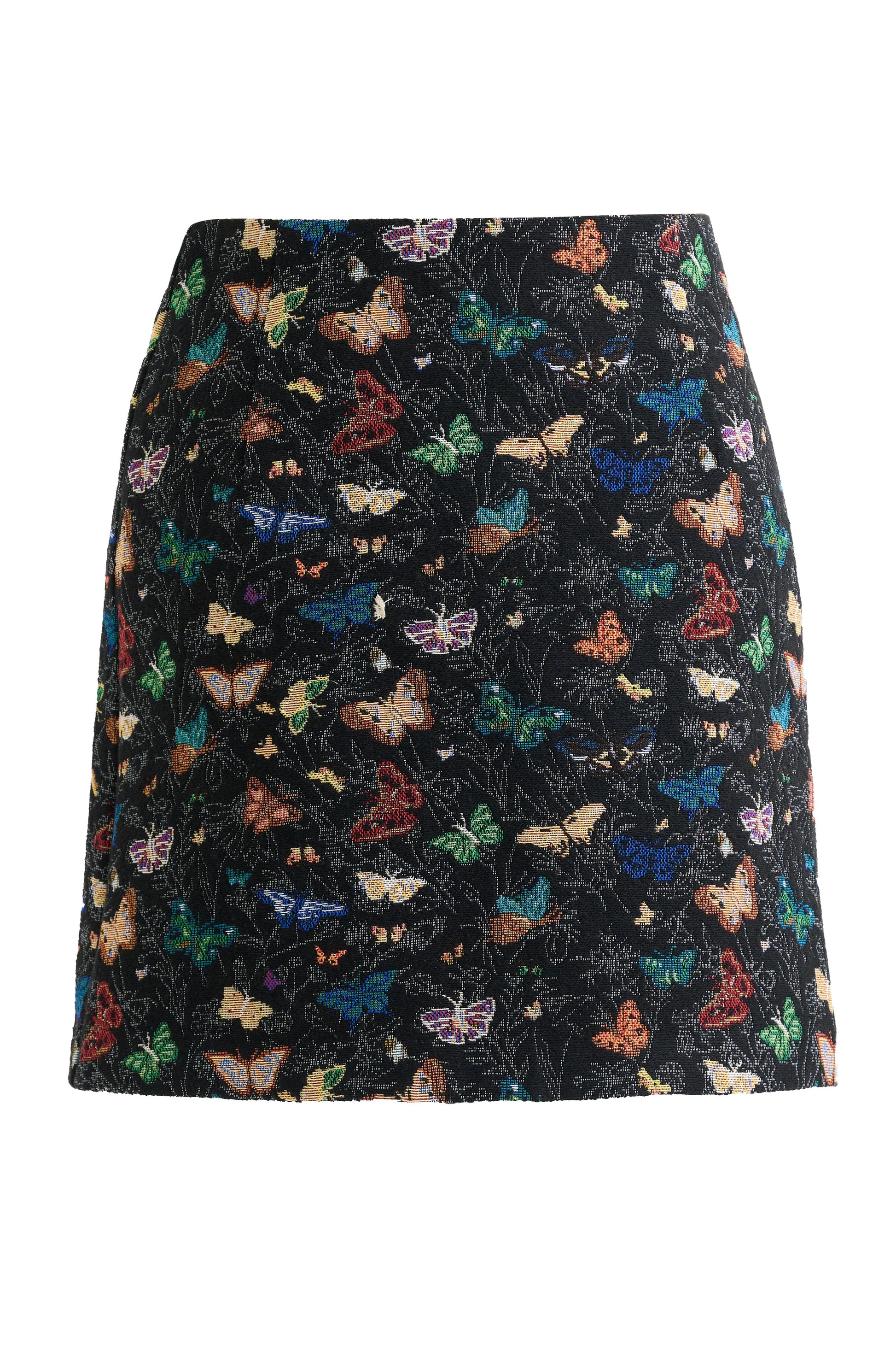 Aubin Butterfly Ball Jacquard Mini A-Line Skirt – Multicoloured - Bascora