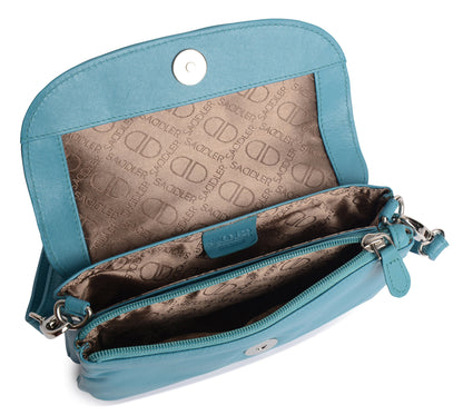 Audrey Leather Crossbody Bag & Clutch – Saddler - Bascora
