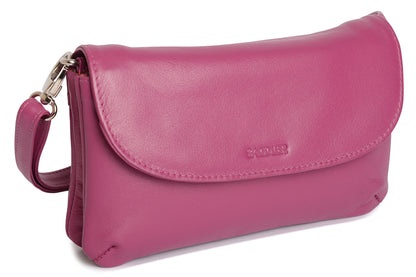 Audrey Leather Crossbody Bag & Clutch – Saddler - Bascora