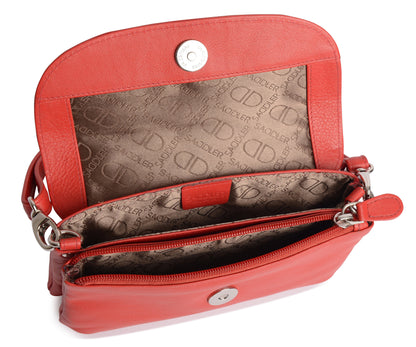 Audrey Leather Crossbody Bag & Clutch – Saddler - Bascora