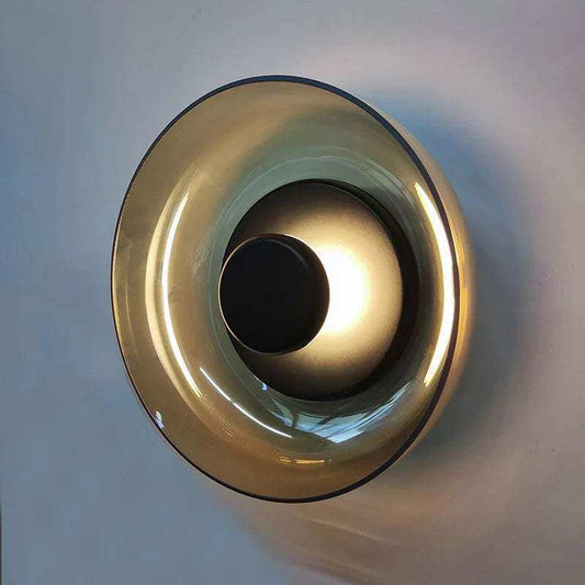 Aurora Wall Lamp - Glass and Metal LED Wall Light