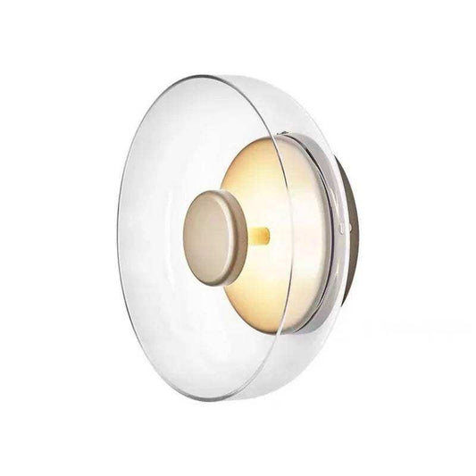 Aurora Wall Lamp - Glass and Metal LED Wall Light