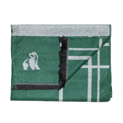 Bamboo Scarf – Green Check - Bascora