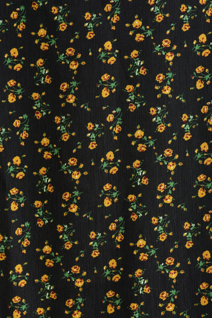 Barney Floral 13 Printed Midi Skirt - Bascora