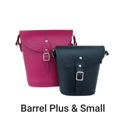 Handmade Leather Barrel Bag – Pastel Daffodil Yellow