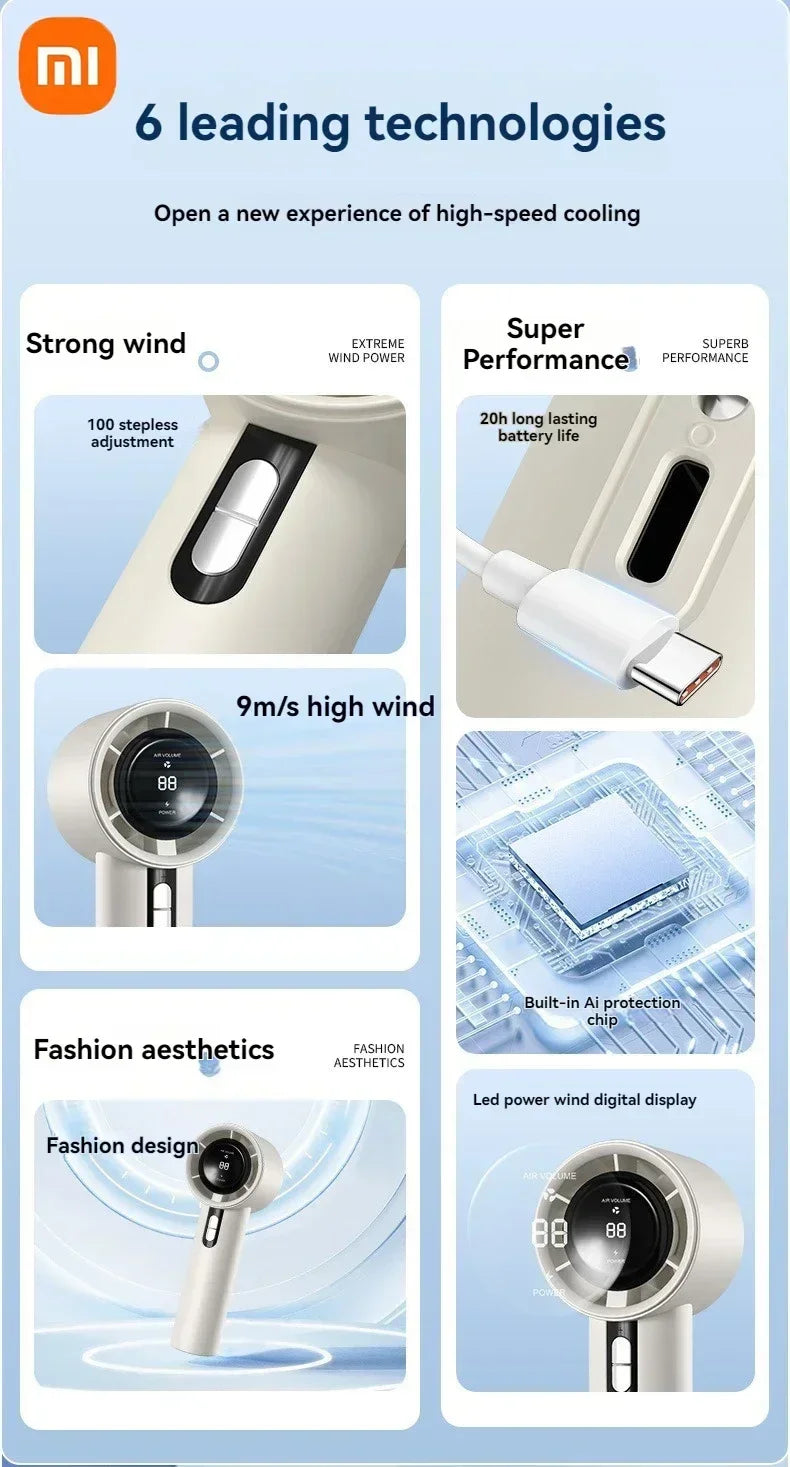 Xiaomi Ultra Silent Handheld Fan