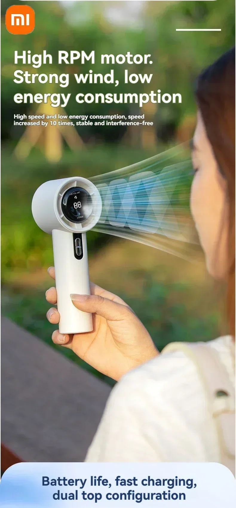 Xiaomi Ultra Silent Handheld Fan