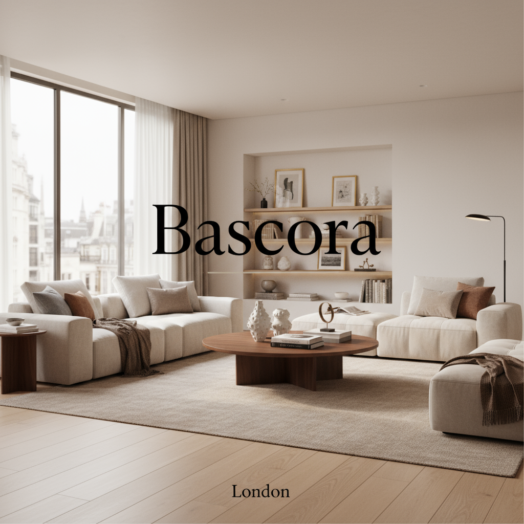 Bascora Designer Living Room - Center Logo