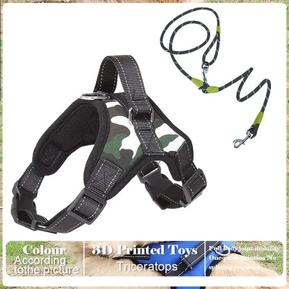 No-Pull Dog Harness with Control Handle - Reflective