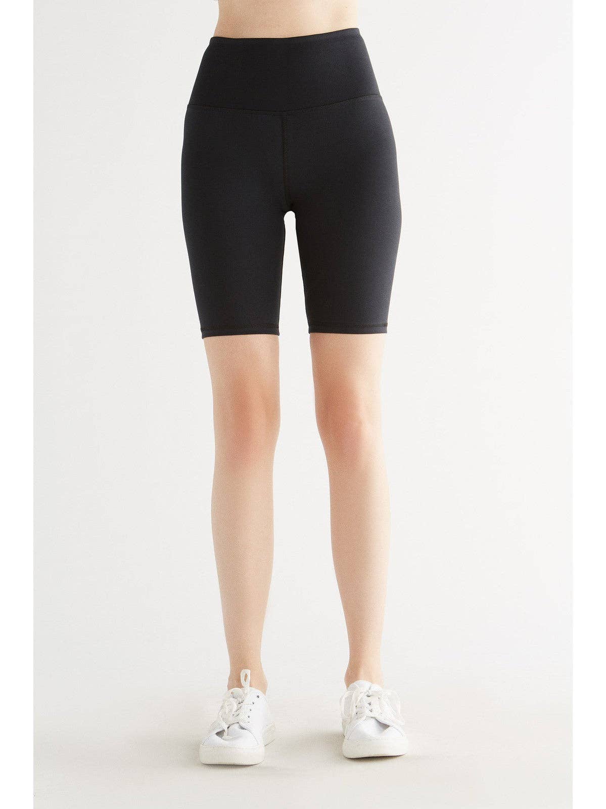 Earth Wardrobe Organic Cotton High-Waisted Stretch Shorts: Womens