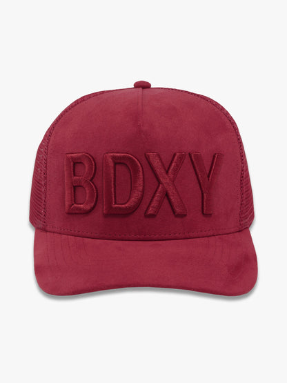 The Gaffer Trucker Cap | Burgundy - Bascora