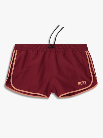 The Cameo Shorts | Burgundy - Bascora