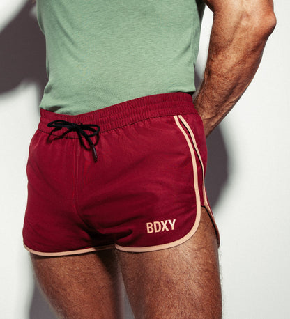 The Cameo Shorts | Burgundy - Bascora