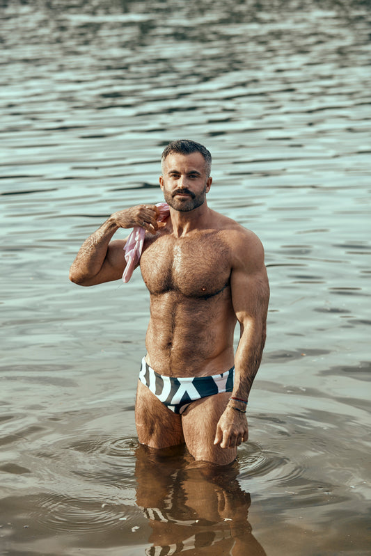 The Atmos Swimbrief | Bold Black - Bascora