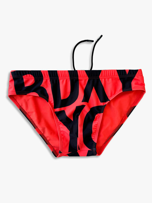 The Atmos Swimbrief | Bold Tangerine - Bascora