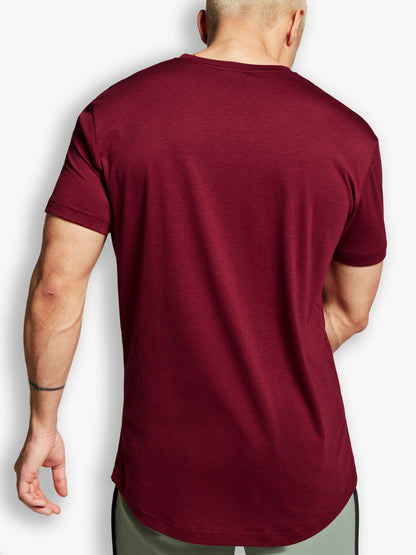 The Actor T-shirt | Burgundy - Bascora