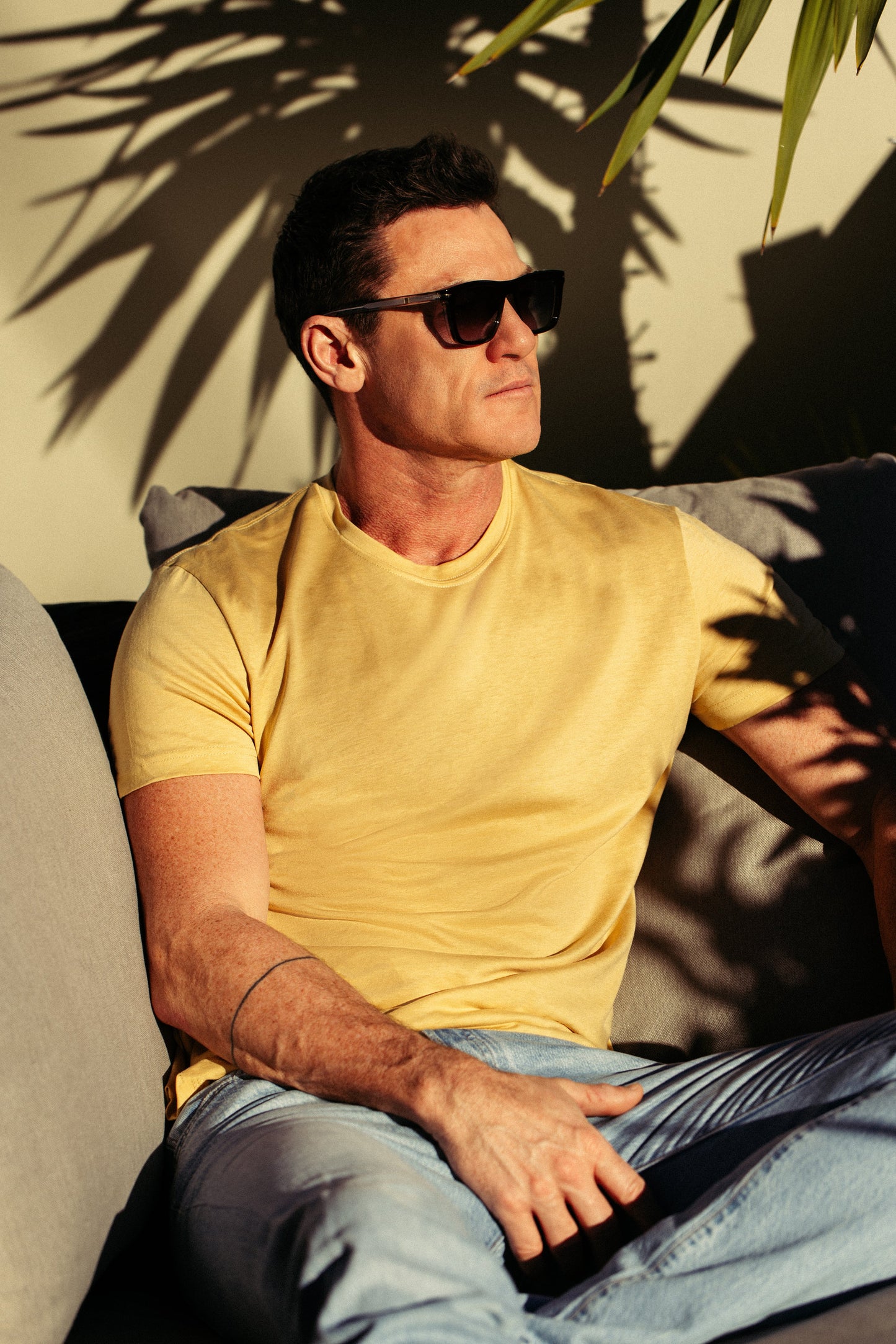 The Actor T-shirt | Sand - Bascora