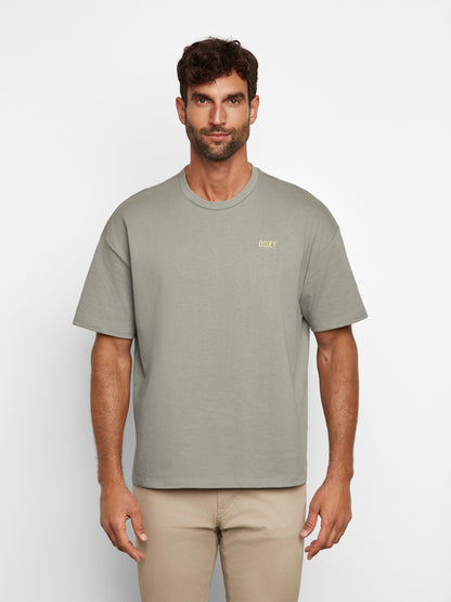 The Block T-shirt | Pebble - Bascora