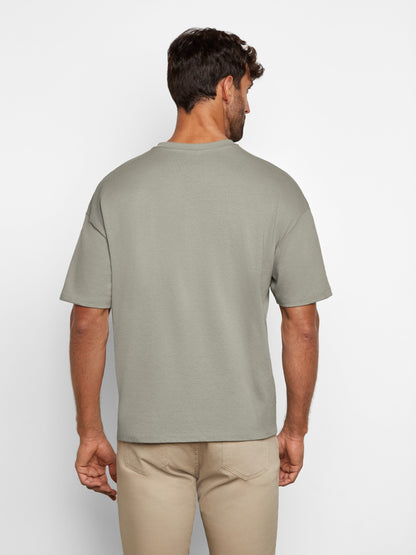 The Block T-shirt | Pebble - Bascora
