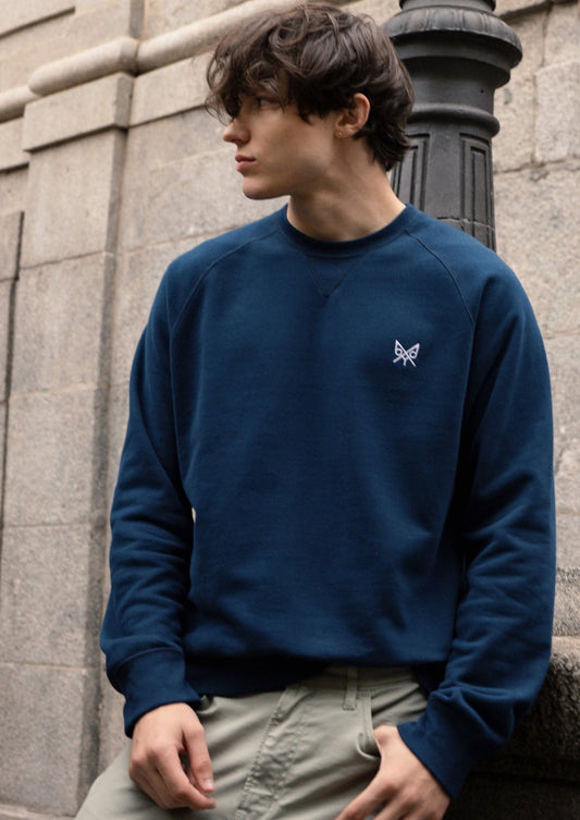 The Rigger Classic Sweater | Navy - Bascora