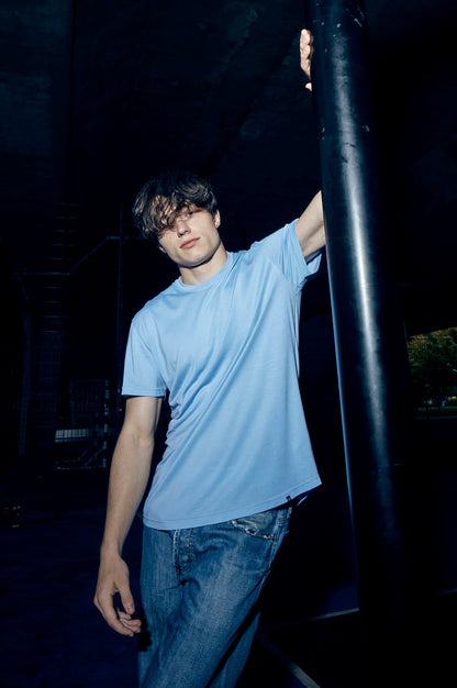 The Actor T-shirt | Bel Air Blue - Bascora