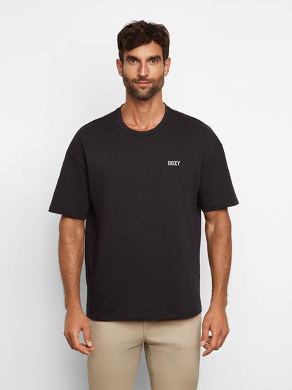 The Block T-shirt | Black - Bascora