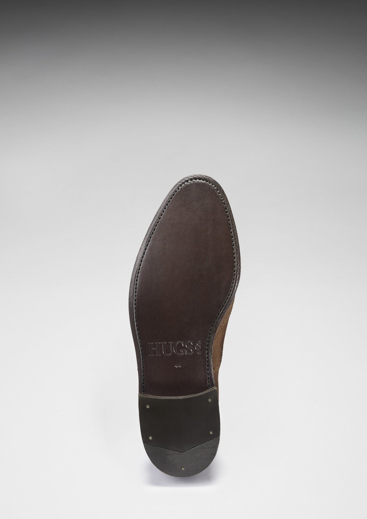 Hugs & Co. Brown Suede Brogues with Goodyear Welted Leather Sole for Men
